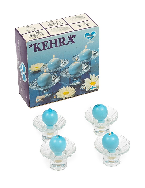 RIIHIMÄEN LASI Kehrä kynttilänjalka, 4 kpl - Designsuosikit - 10105209349 - 0