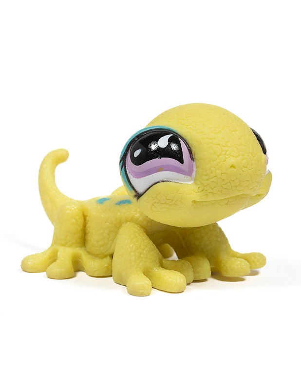 HASBRO Littlest Pet Shop keltainen gekko figuuri - Lasten lelut - 10105210350 - 0