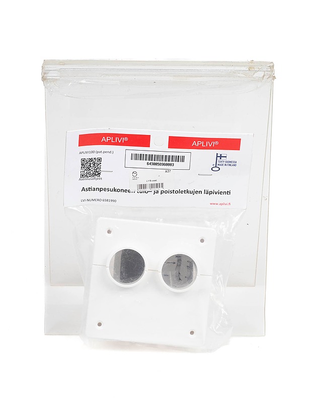 APLIVI Astianpesukoneen tulo- ja Poistoletkujen Läpivienti - Muut urheiluvälineet ja vapaa-aika - 10105210892 - 0