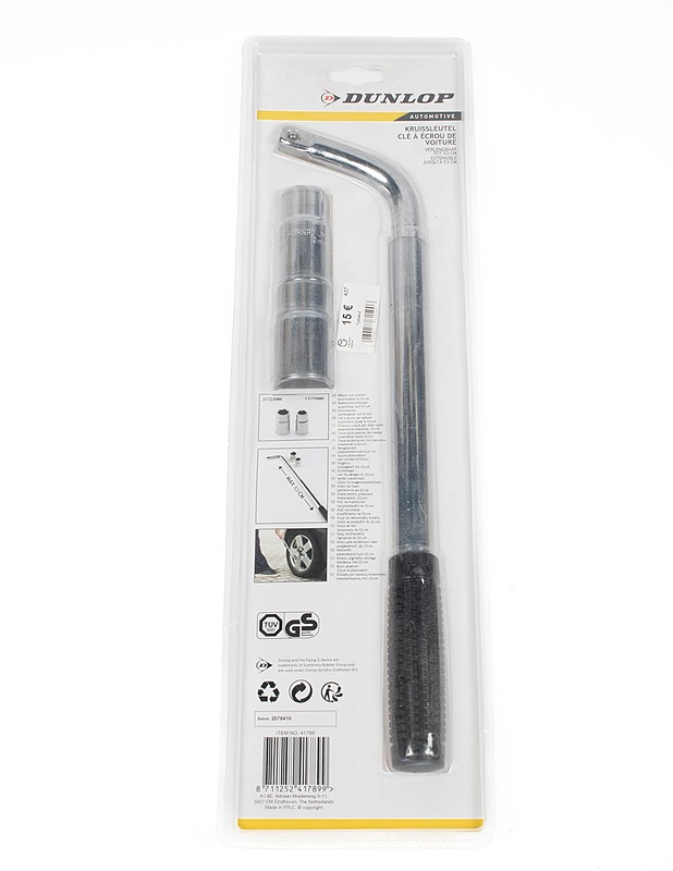 DUNLOP teleskooppi rengasavain+hylsyt 17/19, 21/23 mm - Muut urheiluvälineet ja vapaa-aika - 10105211526 - 1