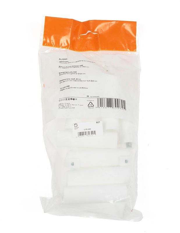 ABB AJ20P jatkoholkki 20 mm sähköputkeen, 13 kpl - Rakennustarvikkeet - 10105211527 - 0