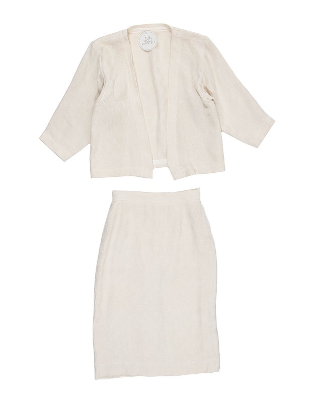 Luonnonvalkoinen jakku ja hame - The Most Wanted vaatteet ja asusteet - 10105211919 - 0