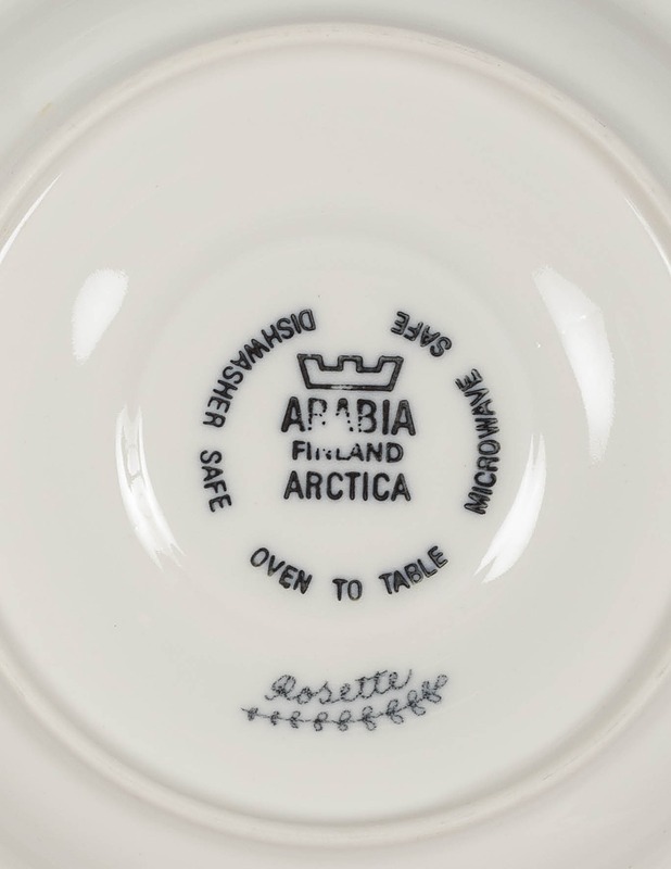 ARABIA Arctica Rosette  kahvisetti, 18 osaa - Designsuosikit - 10105213010 - 2