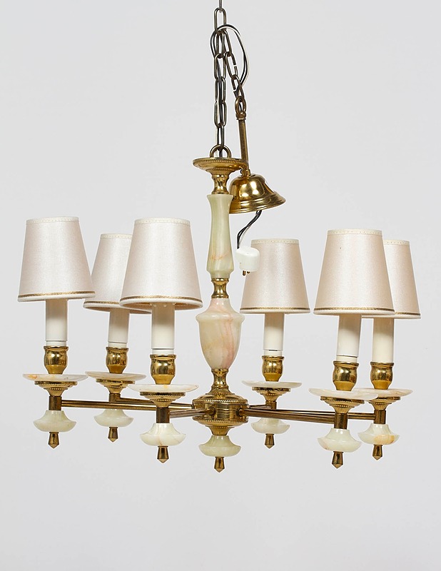 Messinkinen kattovalaisin kuudella lampulla - Designsuosikit - 10105213364 - 0