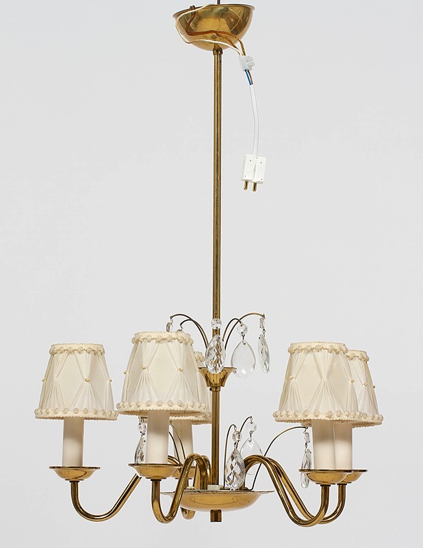 Messinkinen kattovalaisin kuudella lampulla - Designsuosikit - 10105213432 - 0