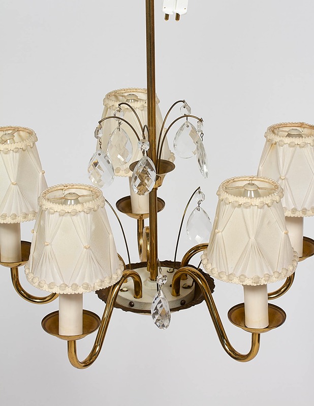 Messinkinen kattovalaisin kuudella lampulla - Designsuosikit - 10105213432 - 1