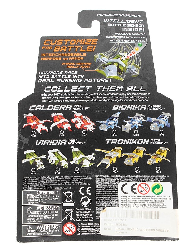 HEXBUG Warriors Battling Robots Viridia taistelualus - Lasten lelut - 10105216618 - 1