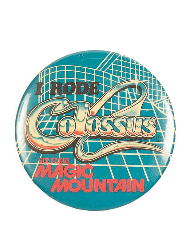 Vintage 1 Rode Colossus Sixflags Magic Mountain - rintamerkki - Askartelu - 10105216774 - 0