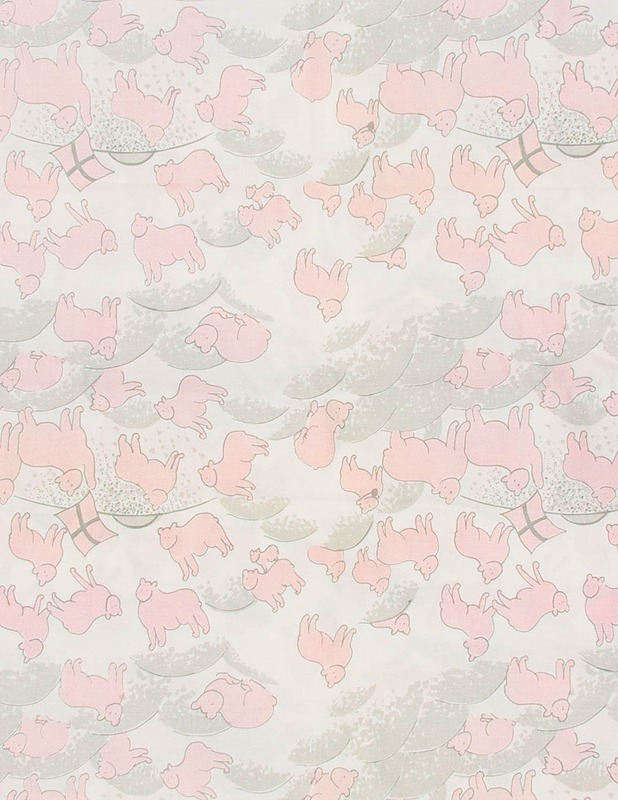 LEMPEÄT ELÄIMET puuvillakangas, 140 x 260 cm  - Kankaat - 10105217392 - 1