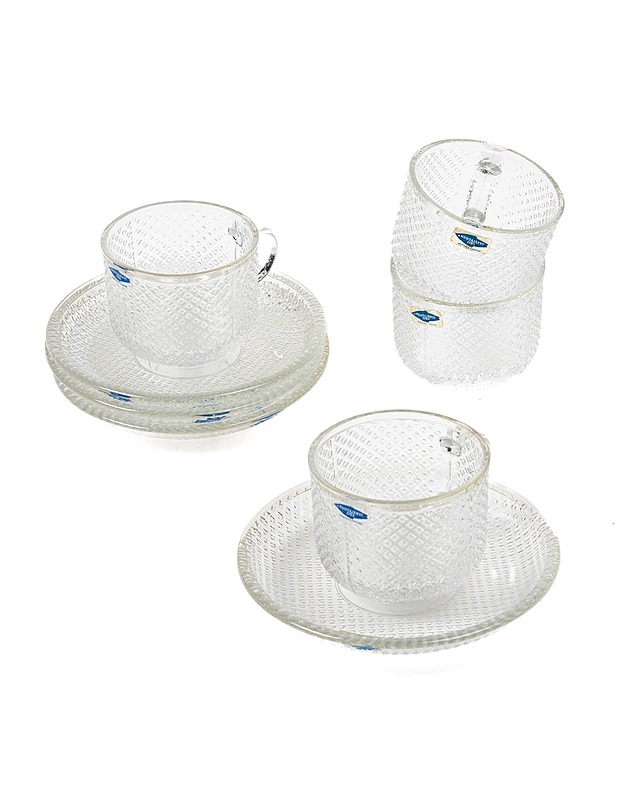NUUTAJÄRVI Pauliina kahvikuppi asetilla, 4+4 kpl - Designsuosikit - 10105219951 - 1