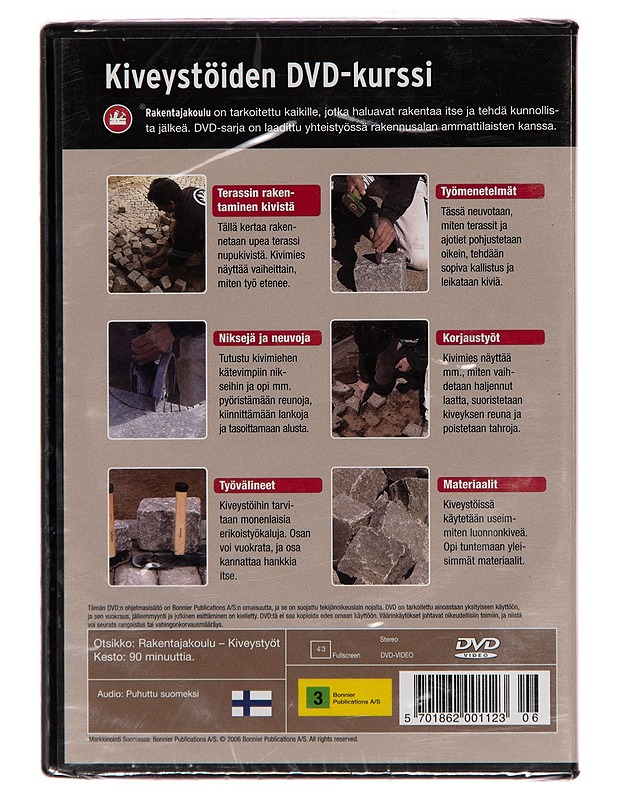 Rakentajakoulu: Kiveystyöt - DVD - DVD-elokuvat - 10105221727 - 1