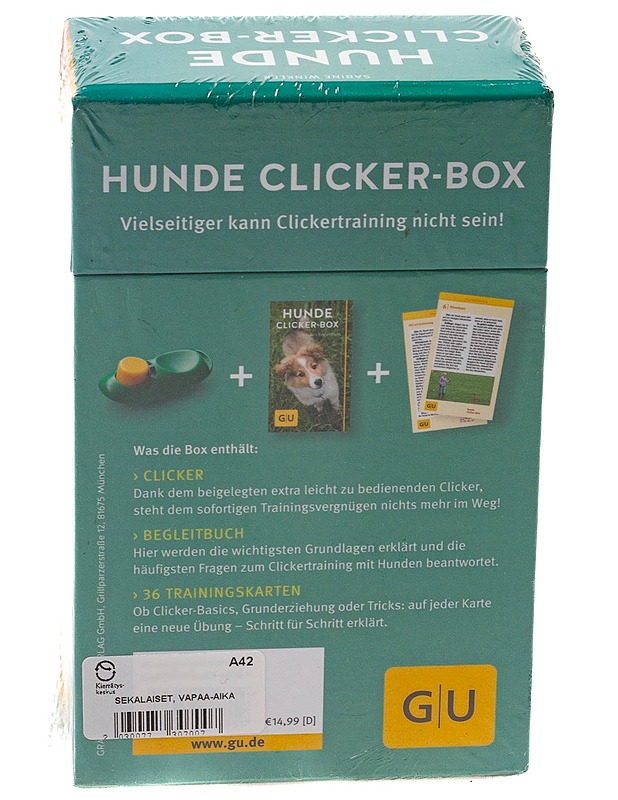 HUnde Clicken-Box, Koirankoulutuskortteja - Muut urheiluvälineet ja vapaa-aika - 10105227262 - 1