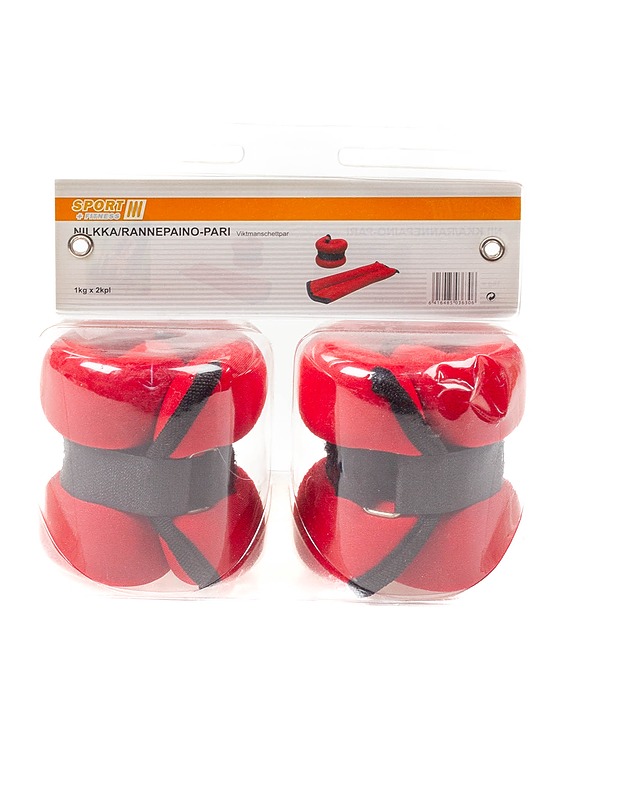 SPORT + FITNESS Nilkka/rannepaino-pari, 2x1kg - Muut urheiluvälineet ja vapaa-aika - 10105228008 - 1