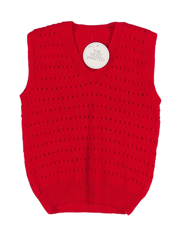 Punainen neuleliivi - The Most Wanted vaatteet ja asusteet - 10105229251 - 0
