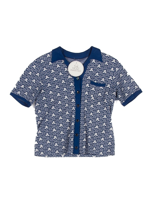 Sininen kauluspaita - The Most Wanted vaatteet ja asusteet - 10105229375 - 0