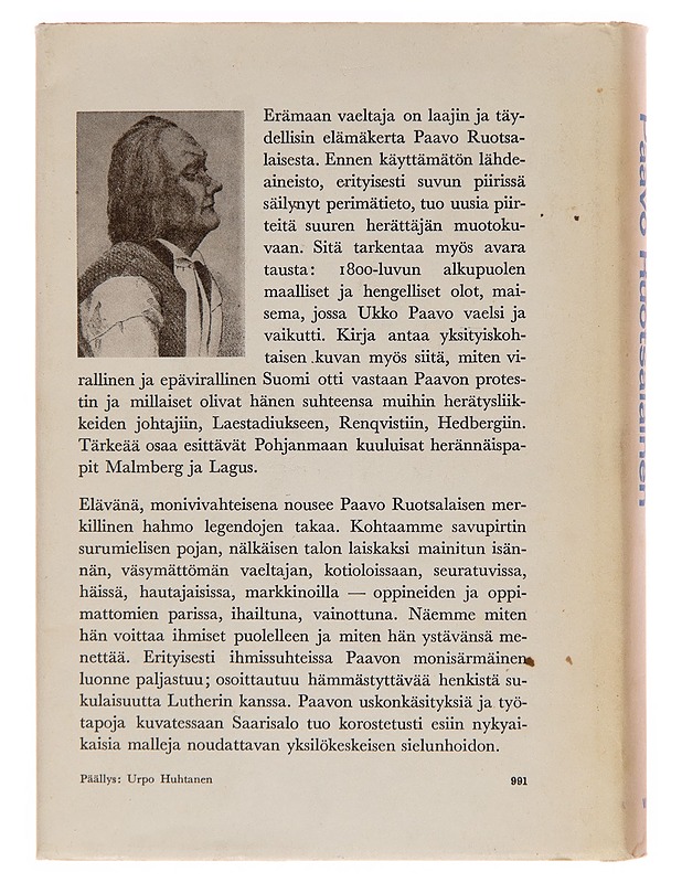 Erämaan vaeltaja - Paavo Ruotsalainen - Aapeli Saarisalo - Elämäkerrat ja muistelmat - 10105232539 - 1
