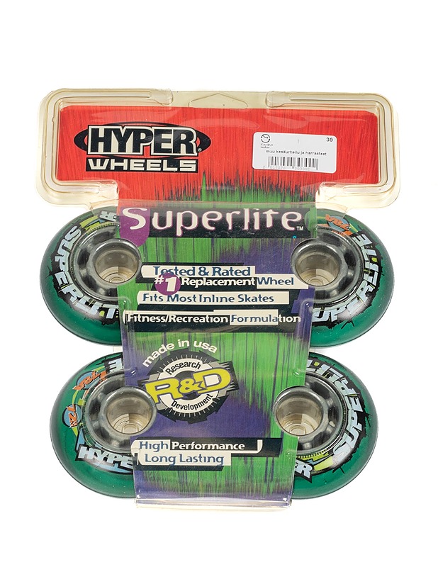 SUPERLITE Hyper Wheels rullaluistimen renkaat - Kuntoilu - 10105233694 - 0