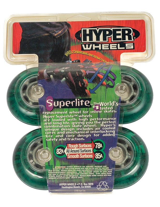SUPERLITE Hyper Wheels rullaluistimen renkaat - Kuntoilu - 10105233694 - 1