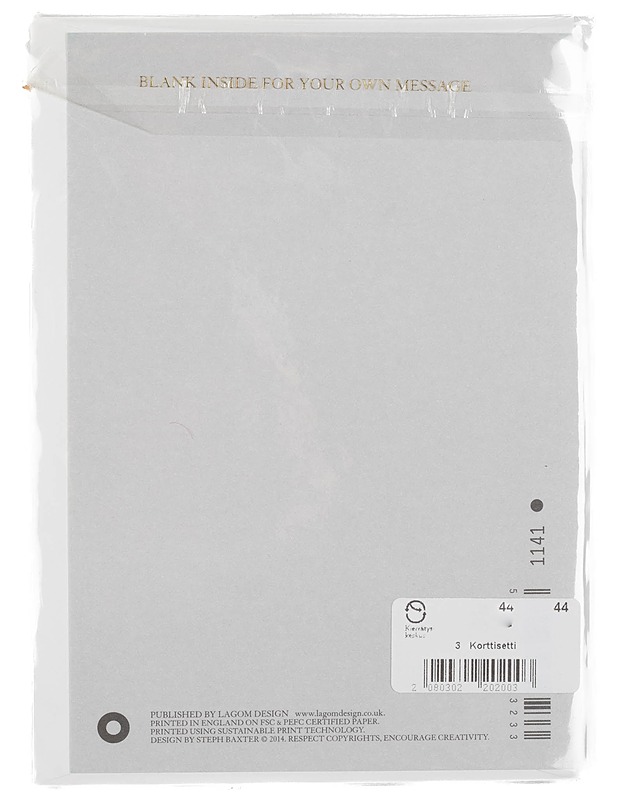 POSTCO 2-osainen onnittelukortti - Askartelu - 10105234026 - 1
