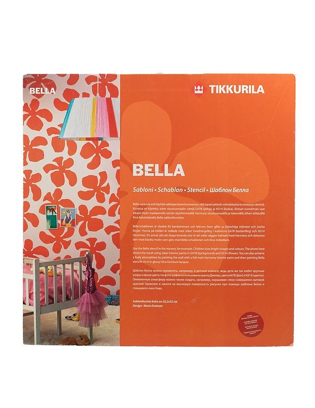 TIKKURILA Bella sablonimaalaus - Askartelu - 10105235649 - 0