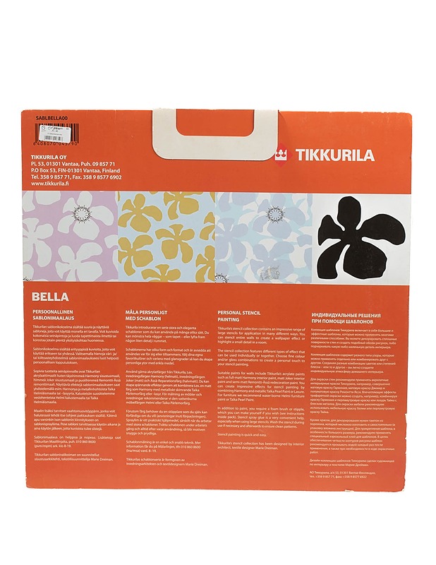 TIKKURILA Bella sablonimaalaus - Askartelu - 10105235649 - 1
