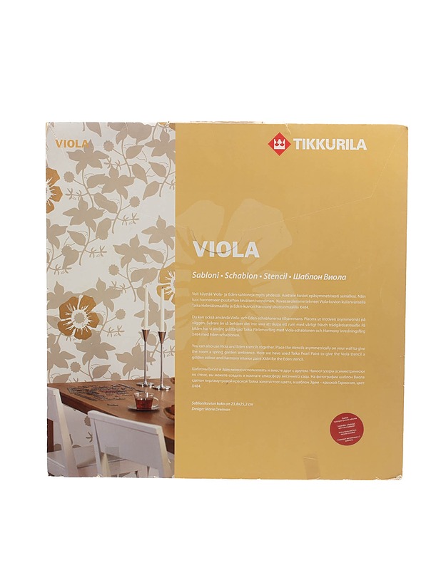 TIKKURILA Viola sablonimaalaus - Askartelu - 10105235653 - 0