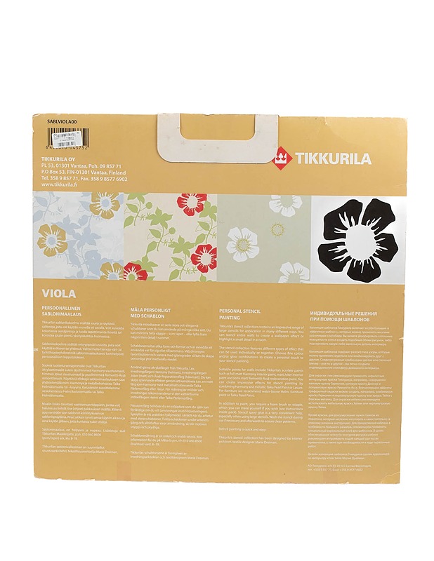 TIKKURILA Viola sablonimaalaus - Askartelu - 10105235653 - 1