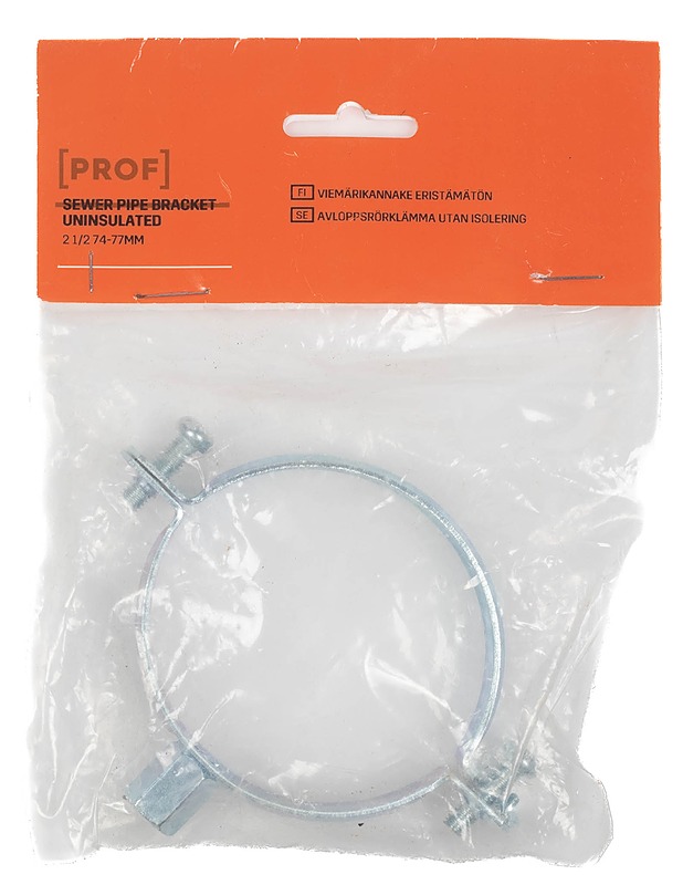 PROF 32 mm eristämätön viemärikannake, 74-80 mm - Rakennustarvikkeet - 10105235861 - 0