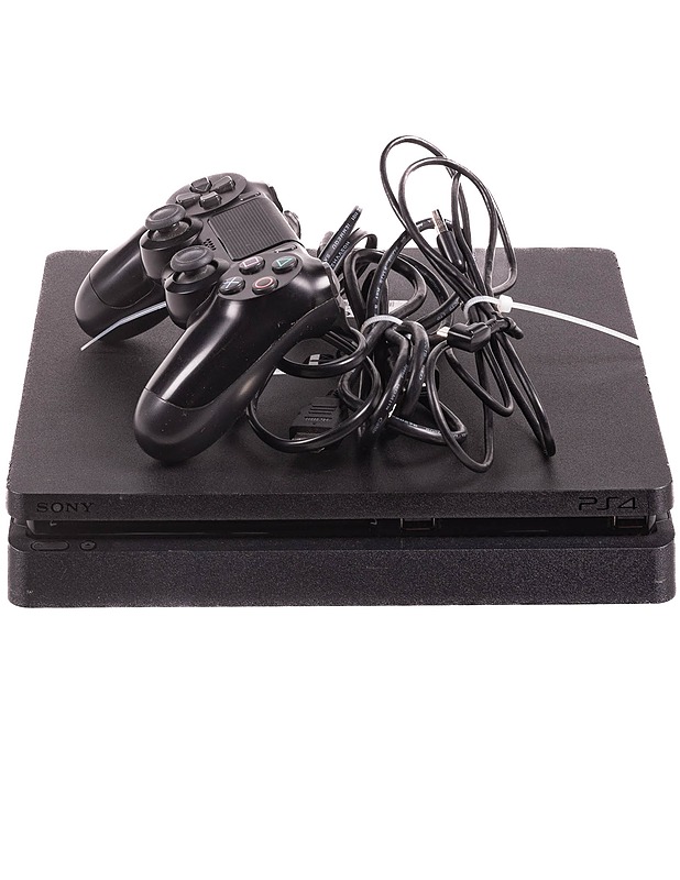 PLAYSTATION 4 SLIM pelikonsoli - Konsolit ja konsolipelit - 10105237856 - 0