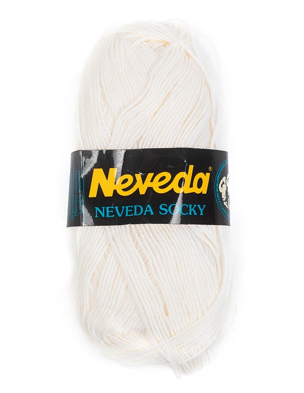 NEVADA Socky neulelanka, 50 g - valkoinen - Käsityö - 10105238587 - 0