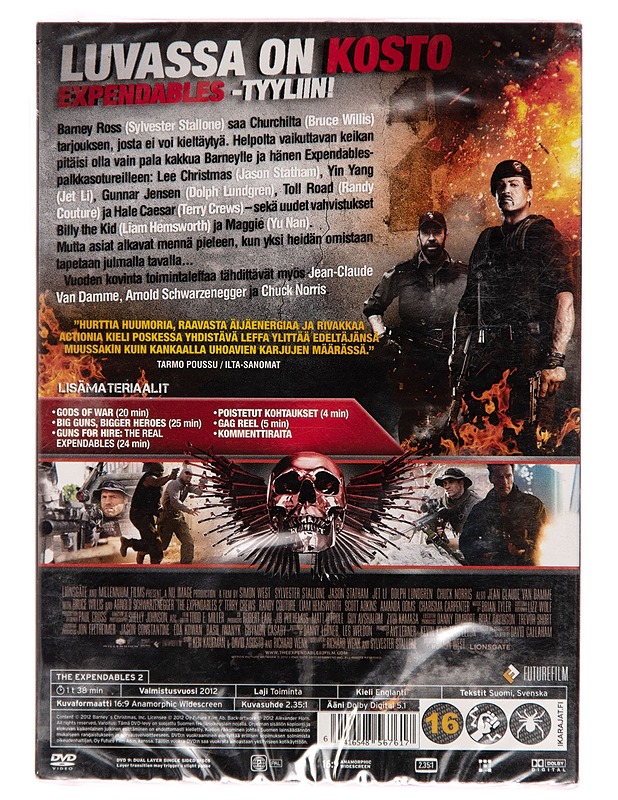 The Expendables 2 - DVD - DVD-elokuvat - 10105240263 - 1