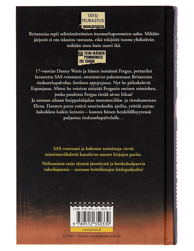 Maksun aika - Andy McNab - Nuorten kirjat - 10105242562 - 1