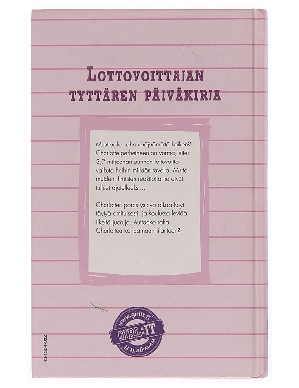 Lottovoittajan tyttären päiväkirja - Penelope Bush - Nuorten kirjat - 10105243246 - 1