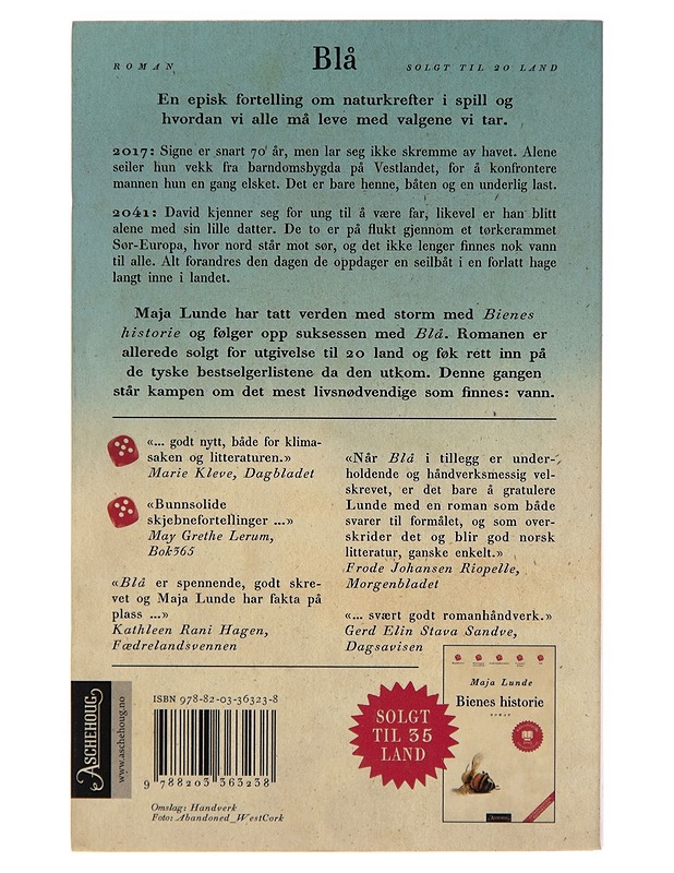 Blå - Maja Lunde - Romaanit ja novellit - 10105243290 - 1