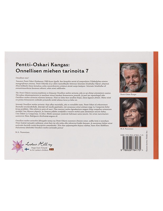 Onnellisen miehen tarinoita. 7 - Pentti-Oskari Kangas - Romaanit ja novellit - 10105243302 - 1
