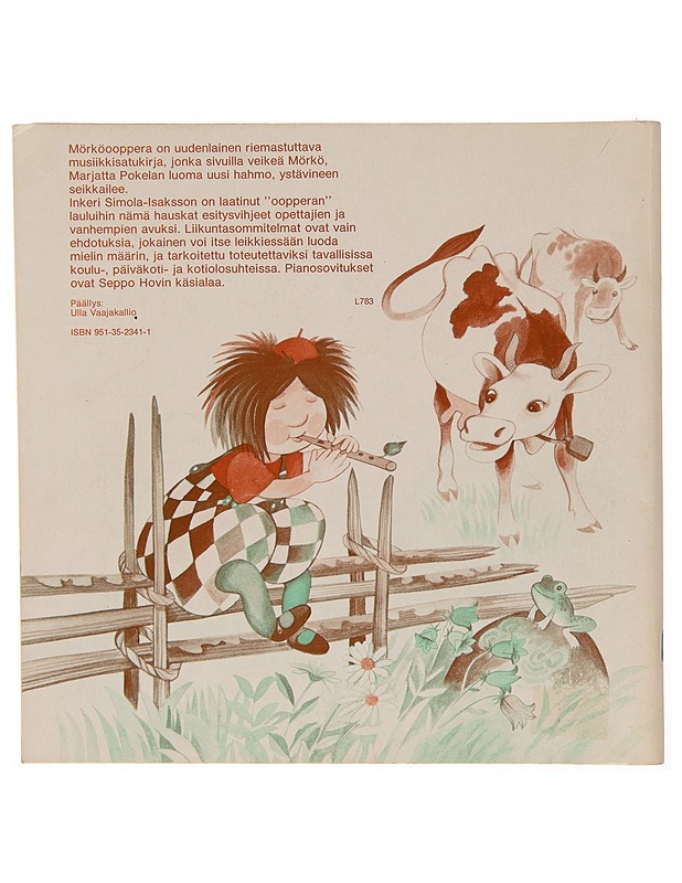 Mörköooppera. Ohjaajan kirja - Marjatta Pokela - Musiikki- ja elokuvakirjat - 10105243569 - 1
