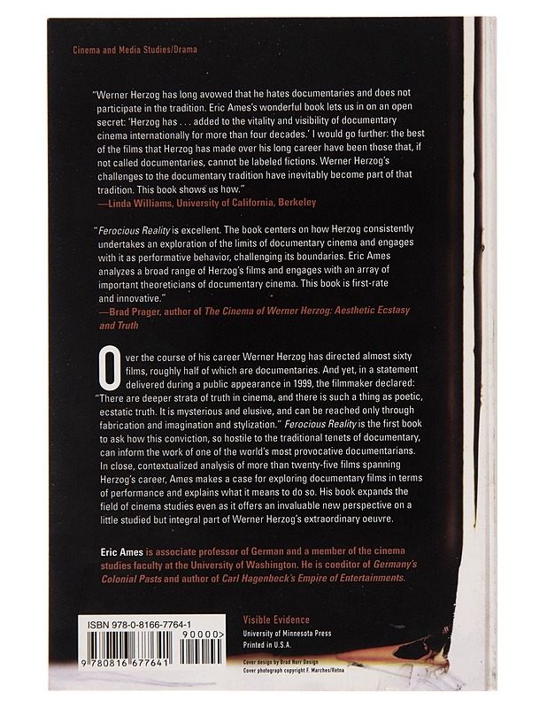 Ferocious Reality - Eric Ames - Elämäkerrat ja muistelmat - 10105243961 - 1