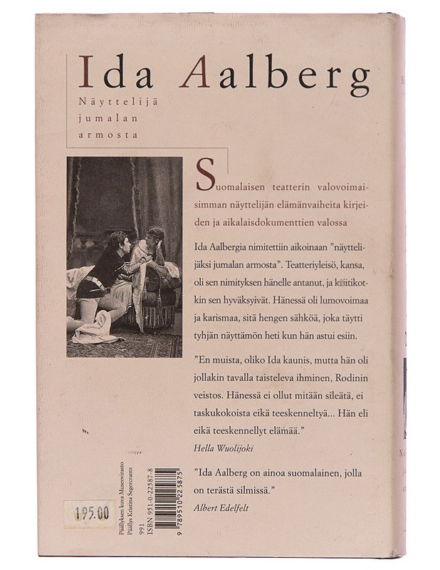 Ida Aalberg / näyttelijä jumalan armosta - Ritva Heikkilä - Elämäkerrat ja muistelmat - 10105244032 - 1