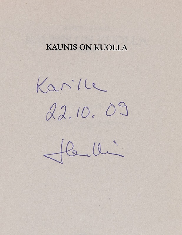 Kaunis on kuolla / pamfletti - Heikki Saari - Tietokirjat ja oppaat - 10105244073 - 2