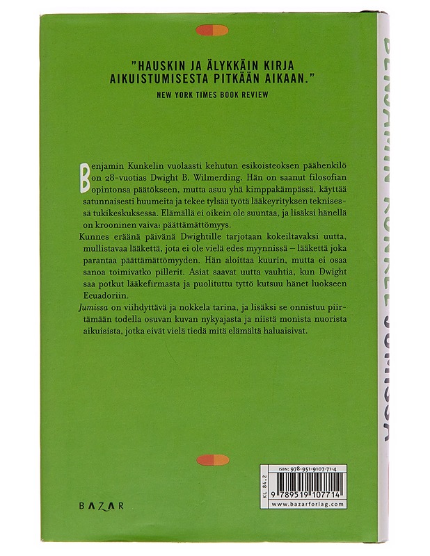 Jumissa - Benjamin Kunkel - Romaanit ja novellit - 10105244242 - 1