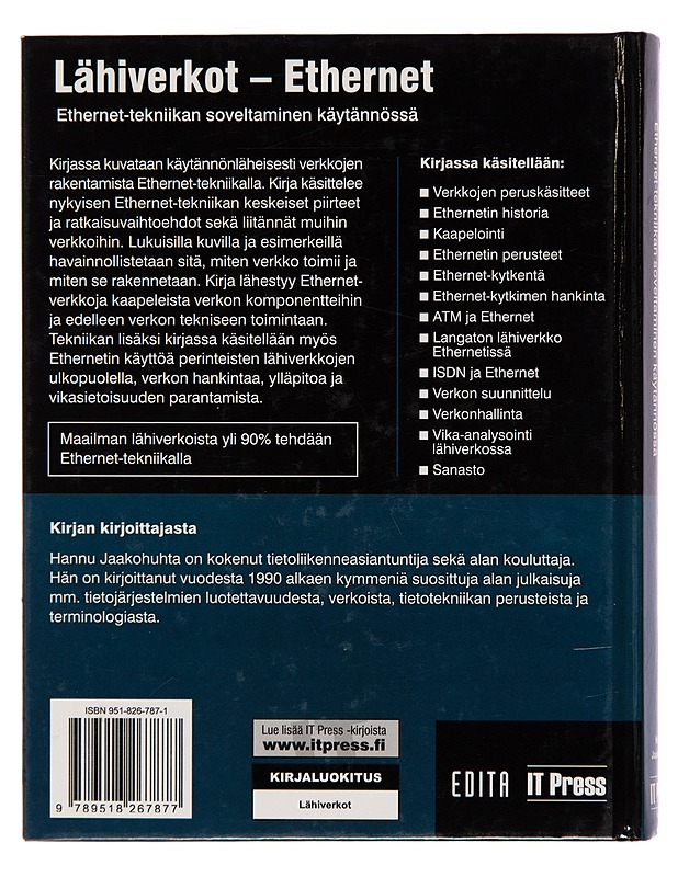 Lähiverkot / Ethernet - Hannu Jaakohuhta - Käsityökirjat - 10105244370 - 1