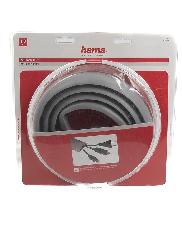 HAMA PVC-johtokanava, 1,8 m - Muut urheiluvälineet ja vapaa-aika - 10105244711 - 0