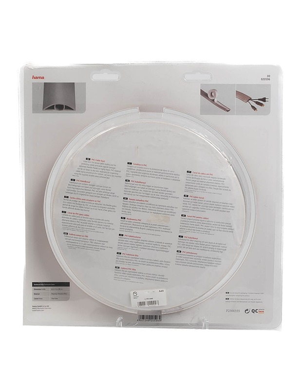 HAMA PVC-johtokanava, 1,8 m - Muut urheiluvälineet ja vapaa-aika - 10105244711 - 1