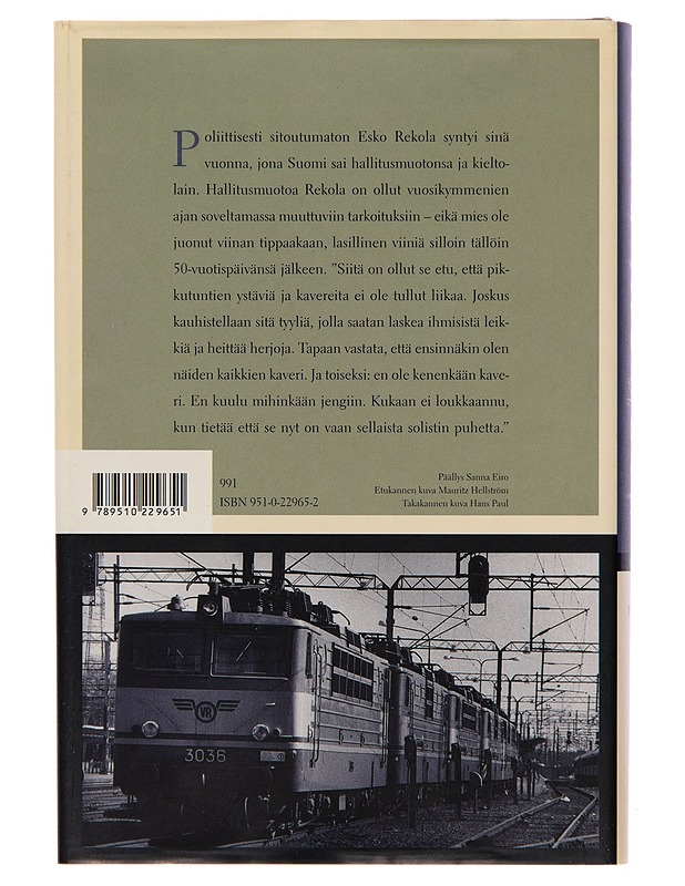 Viran puolesta - Esko Rekola - Elämäkerrat ja muistelmat - 10105245054 - 1