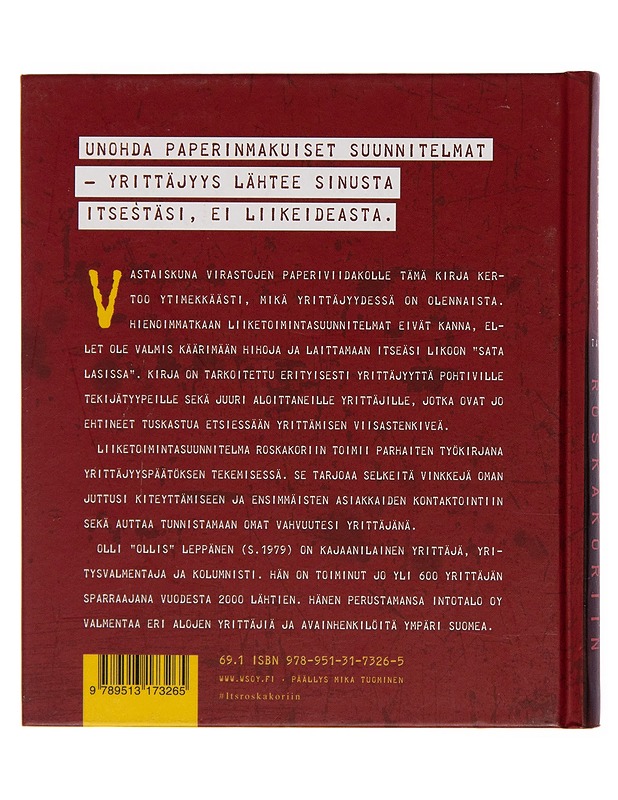 Liiketoimintasuunnitelma roskakoriin! - Ollis Leppänen - Tietokirjat ja oppaat - 10105245170 - 1