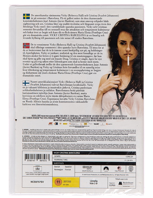 Vicky Cristina Barcelona - DVD - DVD-elokuvat - 10105245420 - 1