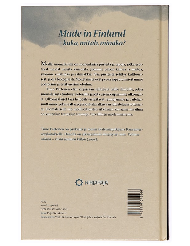 Oonhan suomalainen : mistä on sisukkaat synkkämielet tehty? - Timo Partonen - Kaunokirjallisuus - 10105245827 - 1