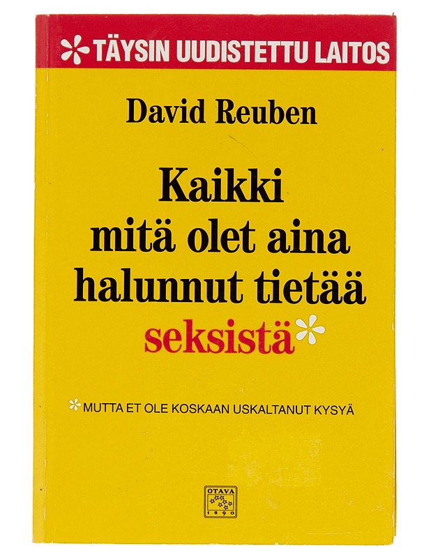 Kaikki mitä olet aina halunnut tietää seksistä - mutta et ole koskaan uskaltanut kysyä - David Reuben - Hyvinvointikirjat - 10105246023 - 0