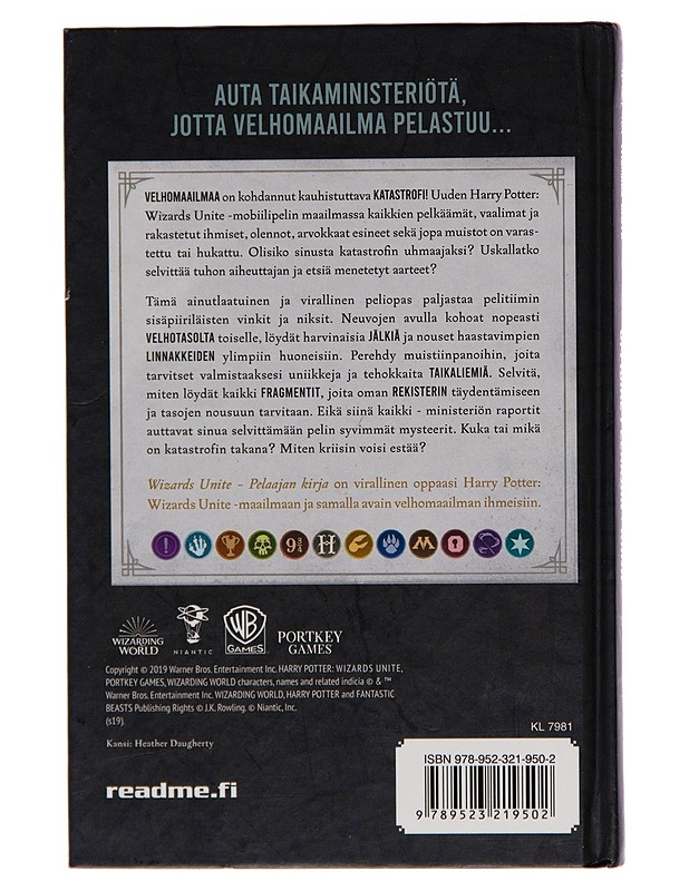 Harry Potter: Wizards unite : official pelaajan kirja - Stephen Stratton - Harrastekirjat - 10105246309 - 1