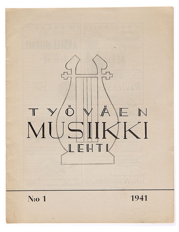 Työväen musiikkilehti 1/1941 - Lehdet - 10105246462 - 0